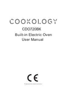 Handleiding Cookology CDO720BK Oven