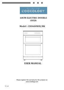 Handleiding Cookology CFDO600BK Fornuis