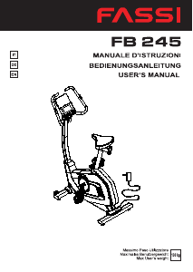 Manuale Fassi FB 245 Cyclette