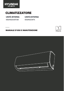Manuale Hyundai WSHN-354AF3W Condizionatore d’aria