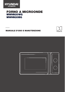 Manuale Hyundai MWHN-20BG Microonde