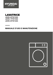 Manuale Hyundai LBHN-8ITW12G5 Lavatrice