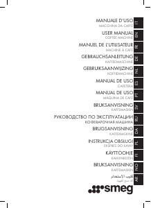 Handleiding Smeg EMC02WHMEU Espresso-apparaat