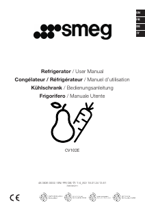 Handleiding Smeg CV102E Vriezer