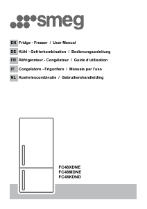 Manual Smeg FC48KDND Fridge-Freezer
