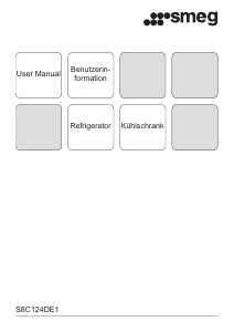 Manual Smeg S8C124DE1 Refrigerator