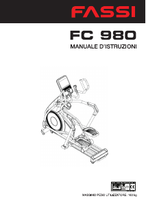Manuale Fassi FC-980 Bicicletta ellittica