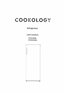 Manual Cookology CTFR235BK Refrigerator