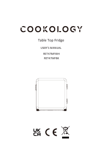 Manual Cookology RET47MFBK Refrigerator