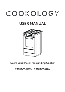 Manual Cookology CFSPSC501BK Range