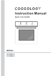 Manual Cookology SFO60SS/1A+ Oven