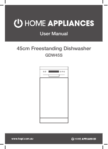 Manual Baumatic GDW45S Dishwasher