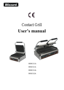 Manual Blizzard BRRCG2A Contact Grill