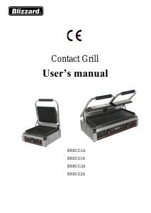 Handleiding Blizzard BRRCG2A Contactgrill