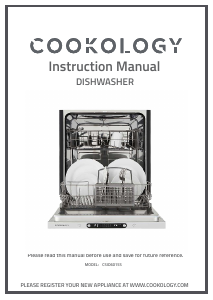 Manual Cookology CSID601SS Dishwasher