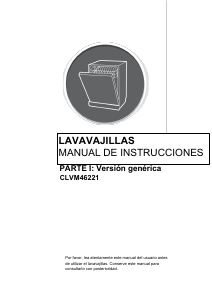 Manual de uso Corberó CLVM4622I Lavavajillas