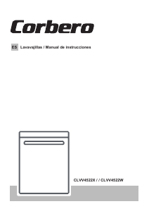 Manual de uso Corberó CLVV4522W Lavavajillas