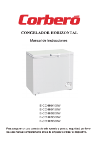 Manual de uso Corberó E-CCHH9200W Congelador