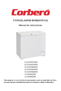 Manual de uso Corberó CCHH9322W Congelador