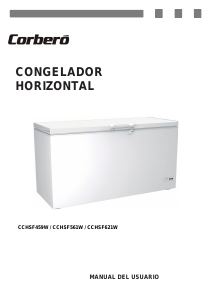 Manual de uso Corberó CCHSF621W Congelador