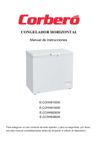 Manual de uso Corberó E-CCHH9150W Congelador