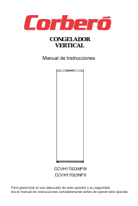 Handleiding Corberó CCVH17023NFX Vriezer