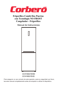 Manual de uso Corberó CCH18521EXD Frigorífico combinado