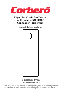 Manual de uso Corberó E-CCH18539NFXINV Frigorífico combinado