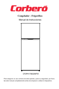 Bedienungsanleitung Corberó CF2PH178022NFW Kühl-gefrierkombination