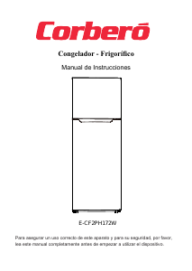 Manual de uso Corberó E-CF2PH172W Frigorífico combinado
