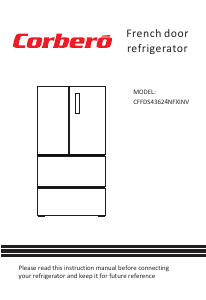 Manual Corberó CFFDS43624NFXINV Fridge-Freezer