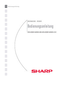 Bedienungsanleitung Sharp ES-DD9144W0-DE Waschtrockner