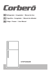 Manual de uso Corberó CF2PV24022W Frigorífico combinado