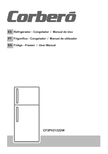 Manual de uso Corberó CF2PV21322W Frigorífico combinado