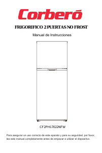 Manual Corberó CF2PH17022NFW Fridge-Freezer