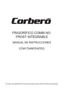Manual de uso Corberó CCM1754NFEINTEG Frigorífico combinado
