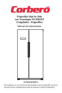 Manual Corberó E-CFSBSH628NFX Fridge-Freezer