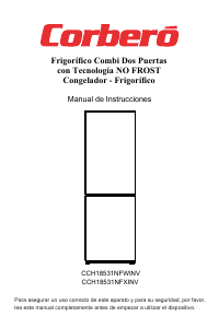 Handleiding Corberó CCH18531NFWINV Koel-vries combinatie