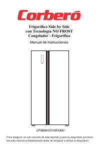 Manual Corberó CFSBSH721NFXINV Fridge-Freezer
