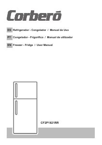 Manual de uso Corberó CF2P1821RR Frigorífico combinado