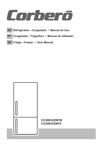 Manual de uso Corberó CC200V22NFW Frigorífico combinado
