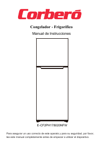 Manual de uso Corberó E-CF2PH178020NFW Frigorífico combinado