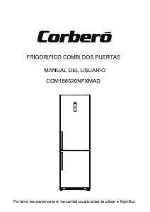 Handleiding Corberó E-CCM188520NFXMAD Koel-vries combinatie