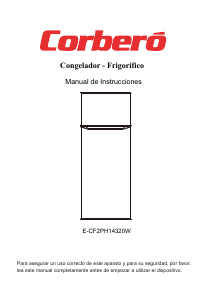 Manual de uso Corberó E-CF2PH14320W Frigorífico combinado