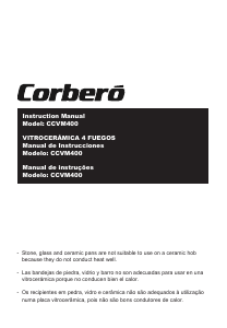 Manual de uso Corberó CCVM400 Placa