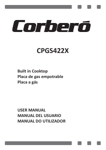 Manual de uso Corberó CPGS422X Placa