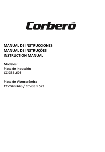 Manual de uso Corberó CCVG4BL643 Placa