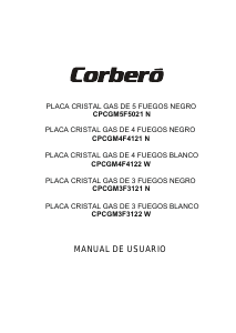 Handleiding Corberó CPCGM3F3122W Kookplaat