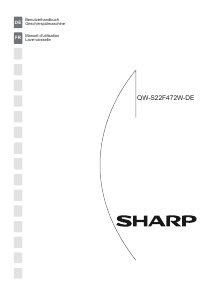 Bedienungsanleitung Sharp QW-S22F472W-DE Geschirrspüler