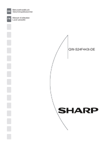 Bedienungsanleitung Sharp QW-S24F443I-DE Geschirrspüler